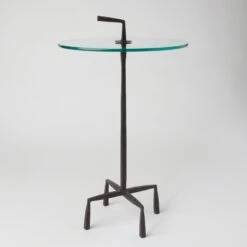 Quad Pod Accent Table-Natural Iron