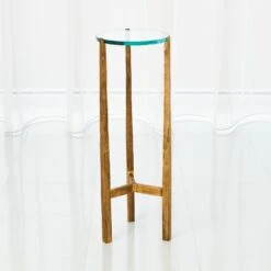 Oculus Table-Antique Gold