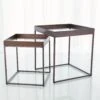 S/2 Perfect Nesting Tables-Bronze -Online Home Decor 7.90782