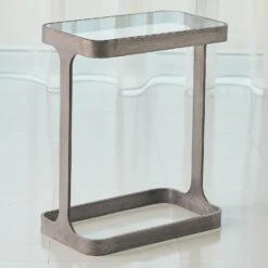 Saddle Table-Natural Iron
