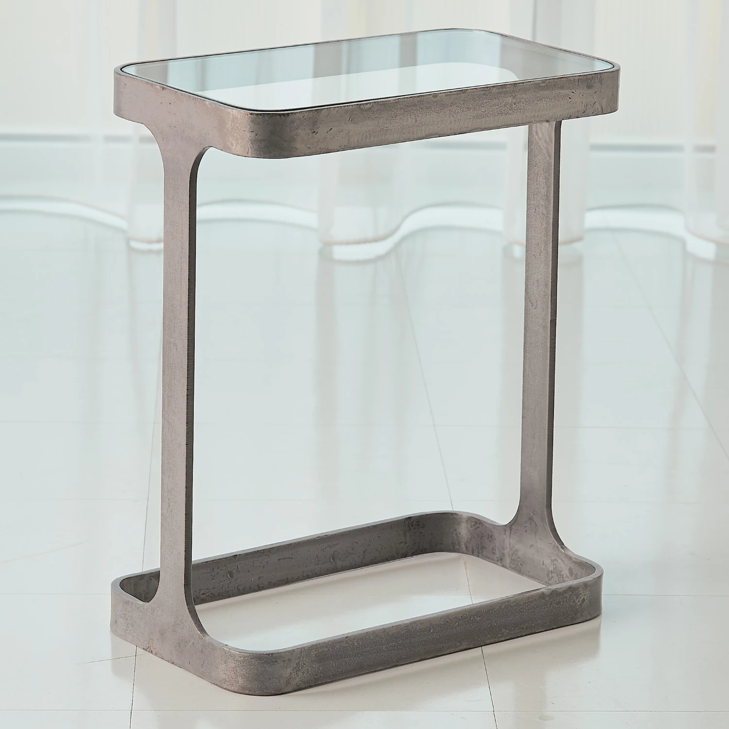 Saddle Table-Natural Iron 2 Saddle Table-Natural Iron