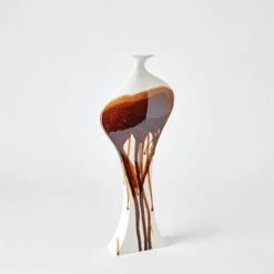 Curvy Bottles-Garnet Splash 10 Curvy Bottles-Garnet Splash -Online Home Decor 71092