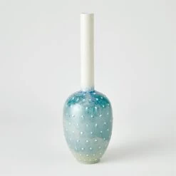 Spotted Vase-Lamb's Ear -Online Home Decor 71123