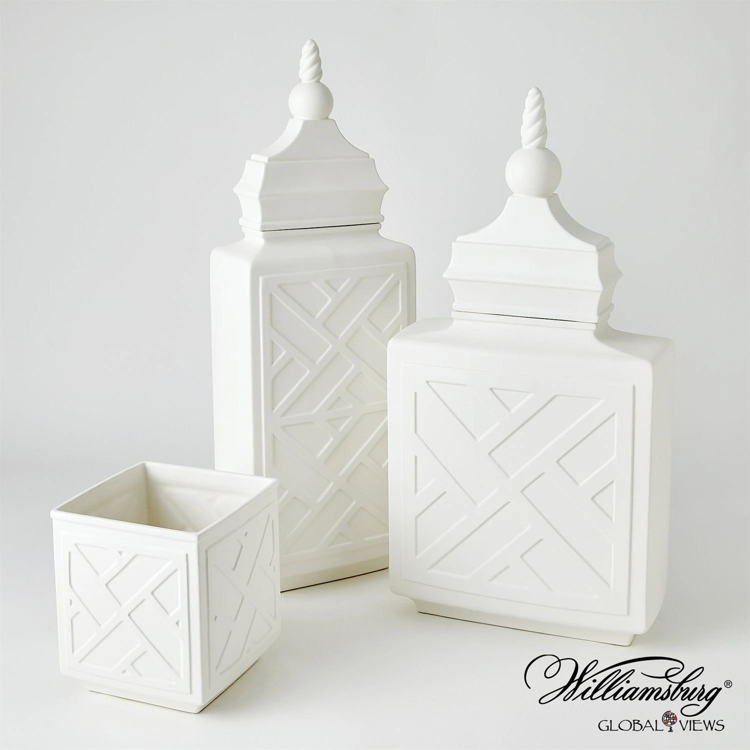 Chinoiserie Collection-Matte White 4 Chinoiserie Collection-Matte White - Image 2