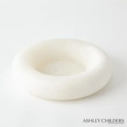 Ring Bowl-White -Online Home Decor 71240