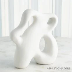 Ronan Sculpture-Matte White -Online Home Decor 71414