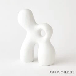Ronan Sculpture-Matte White -Online Home Decor 71420