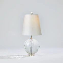 Crystal Faceted Lady Lamp