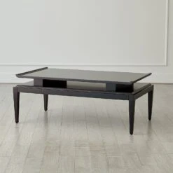 Poise Cocktail Table-Black Satin -Online Home Decor 72214