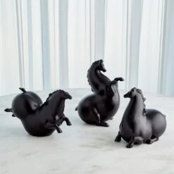 Horse Collection-Matte Black 19 Horse Collection-Matte Black -Online Home Decor 72263