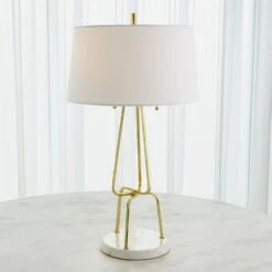 Intersecting Lamp-Brass -Online Home Decor 72300