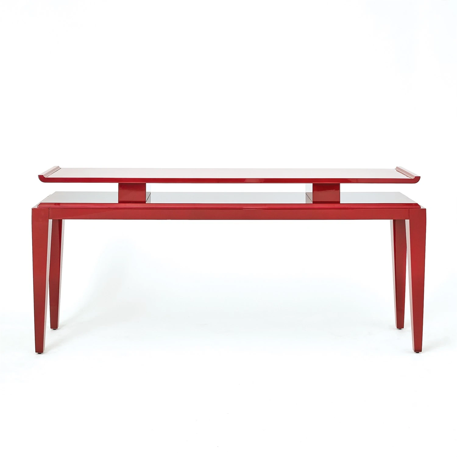 Poise Console Table-Deep Red 3 Poise Console Table-Deep Red