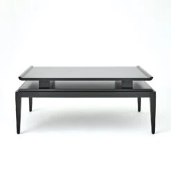 Online Home Decor 27 Poise Cocktail Table-Black Satin