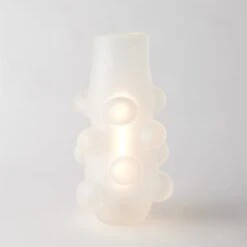 Bubbled Lamp-Clear/Frost
