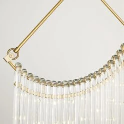 Draped Glass Chandelier-Sm -Online Home Decor 72681