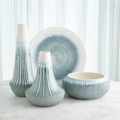 Ribbed Charger-Lamb's Ear -Online Home Decor 72706