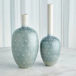 Spotted Vase-Lamb's Ear -Online Home Decor 72744