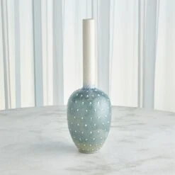 Spotted Vase-Lamb's Ear -Online Home Decor 72745