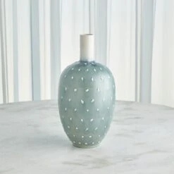 Spotted Vase-Lamb's Ear -Online Home Decor 72746