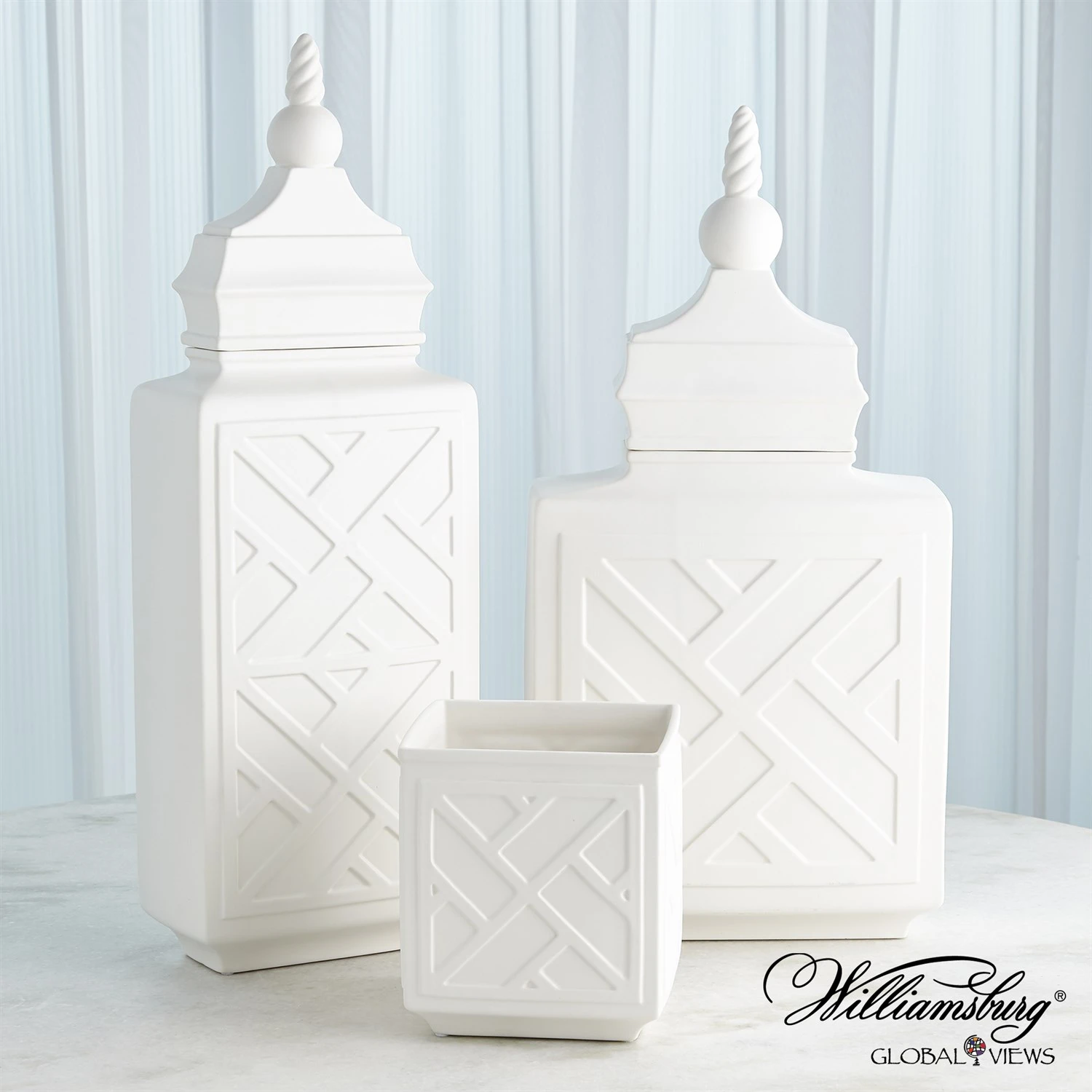 Chinoiserie Collection-Matte White 3 Chinoiserie Collection-Matte White