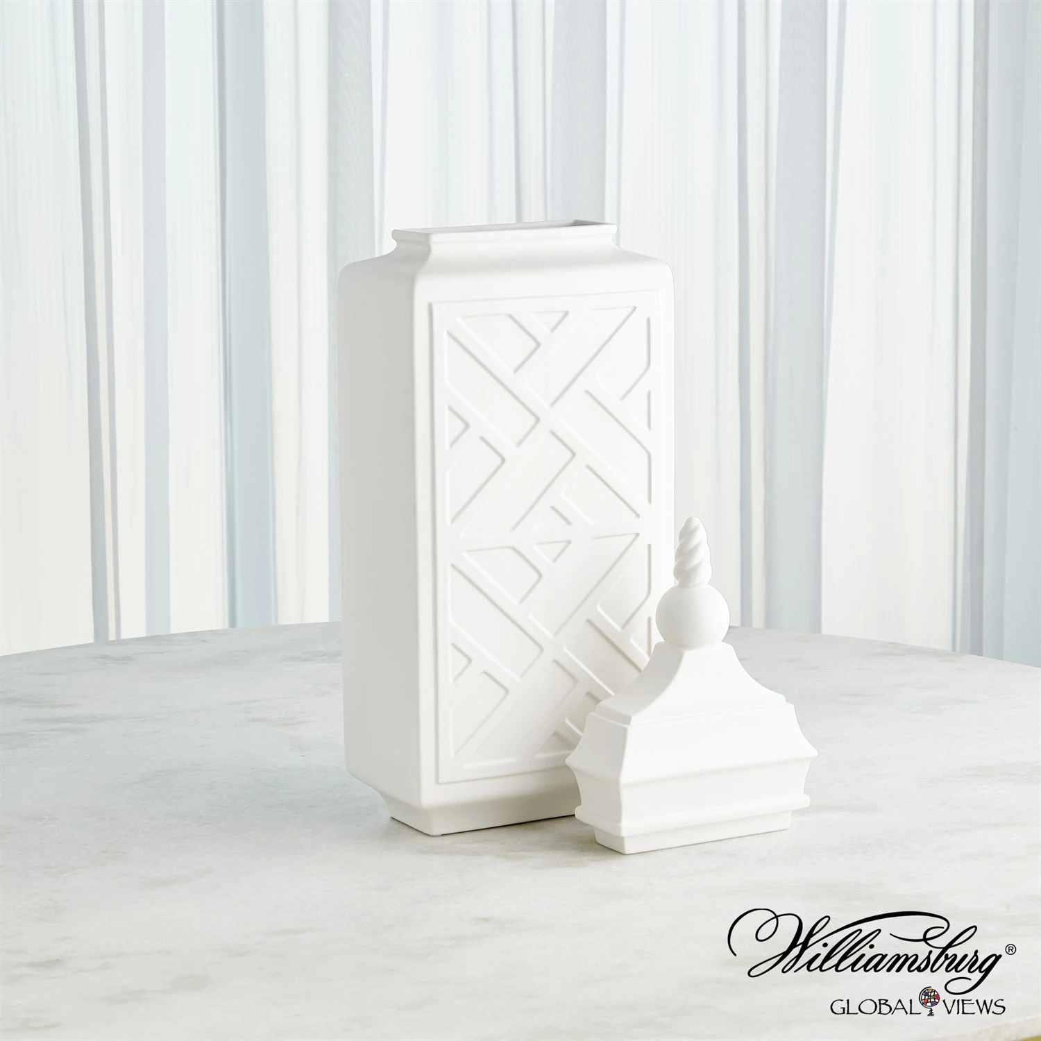 Chinoiserie Collection-Matte White 6 Chinoiserie Collection-Matte White - Image 4