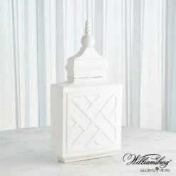 Chinoiserie Collection-Matte White 14 Chinoiserie Collection-Matte White -Online Home Decor 72796