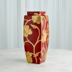 Flora Jars-Deep Red -Online Home Decor 72813