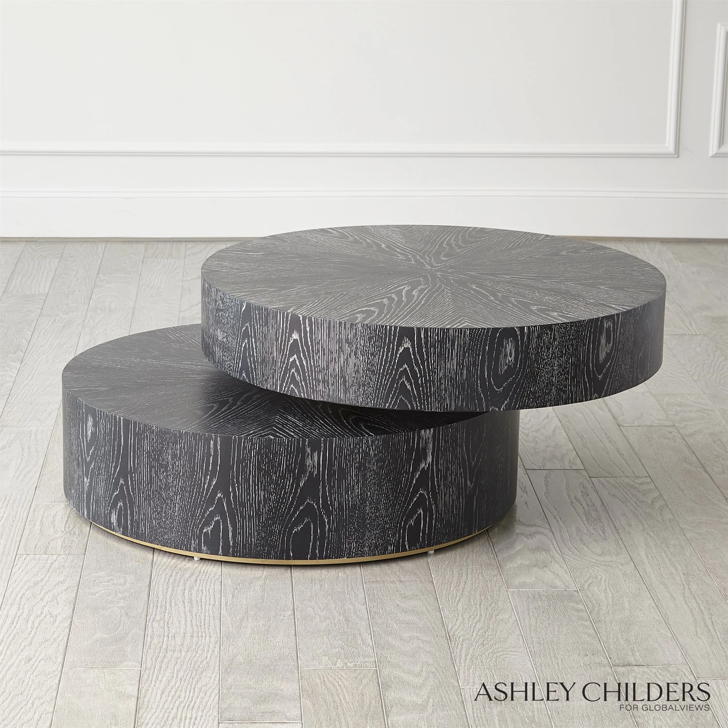 Pivot Cocktail Table-Ebony Cerused 4 Pivot Cocktail Table-Ebony Cerused - Image 2