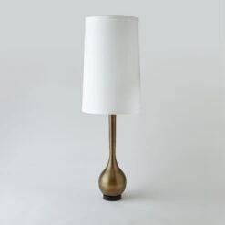 Bulb Table Lamp-Light Bronze