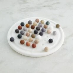 Alabaster Solitaire Game Set-Multi -Online Home Decor 72996