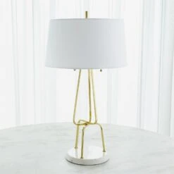 Intersecting Lamp-Brass -Online Home Decor 73098