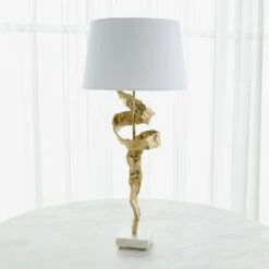 Twist Lamp-Brass -Online Home Decor 73102