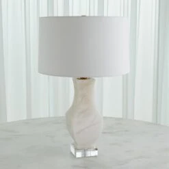 Alabaster Square Urn Lamp -Online Home Decor 73121