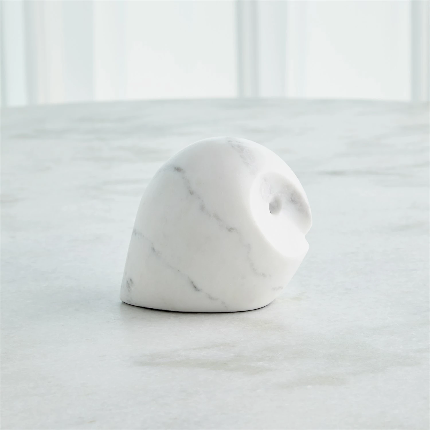 Sitting Owl-White 5 Sitting Owl-White - Image 3