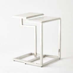 Set Of 2-C Nesting Tables-Nickel