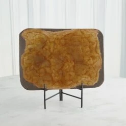 Monument Platter-Ochre -Online Home Decor 73827