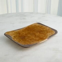 Monument Platter-Ochre -Online Home Decor 73829