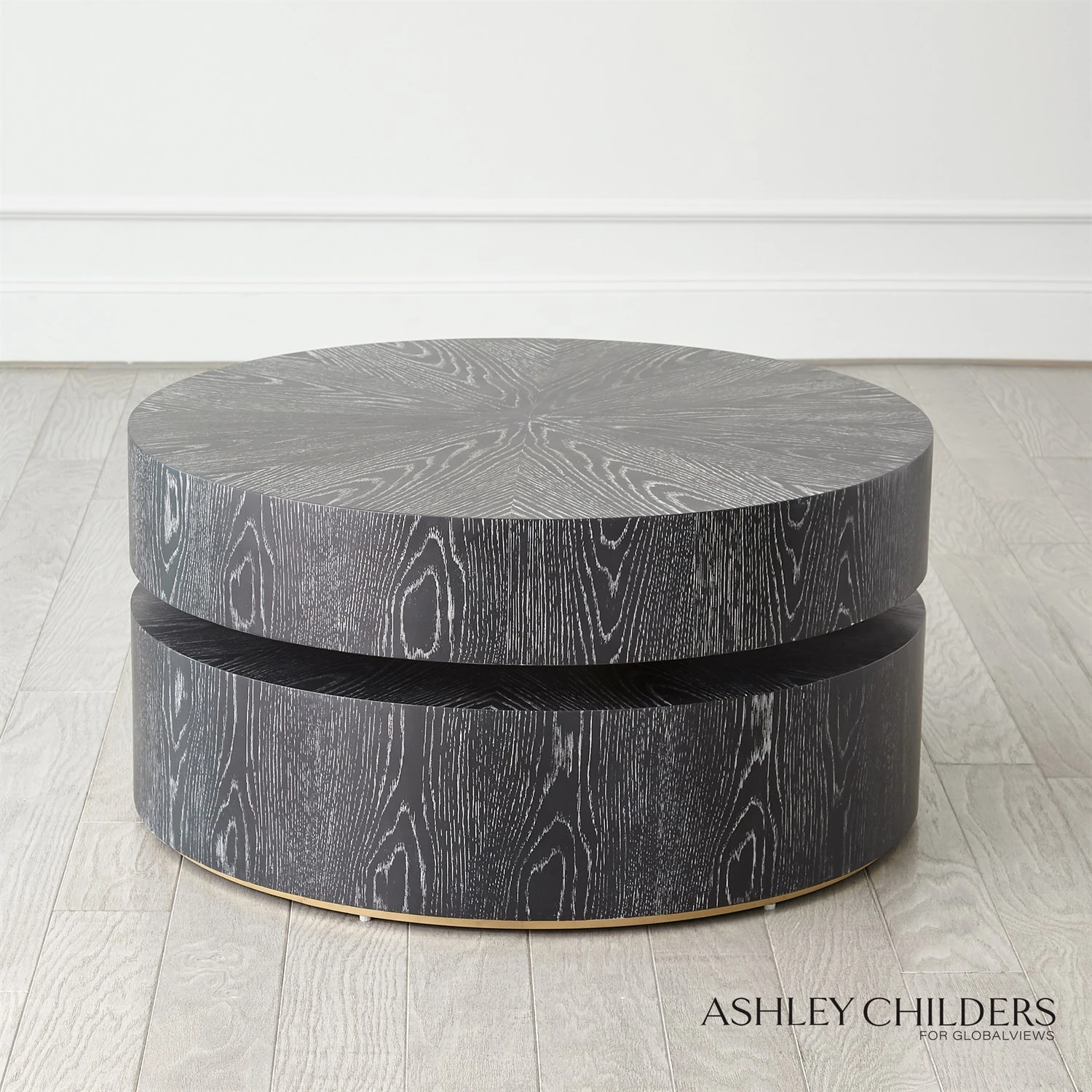 Pivot Cocktail Table-Ebony Cerused 3 Pivot Cocktail Table-Ebony Cerused