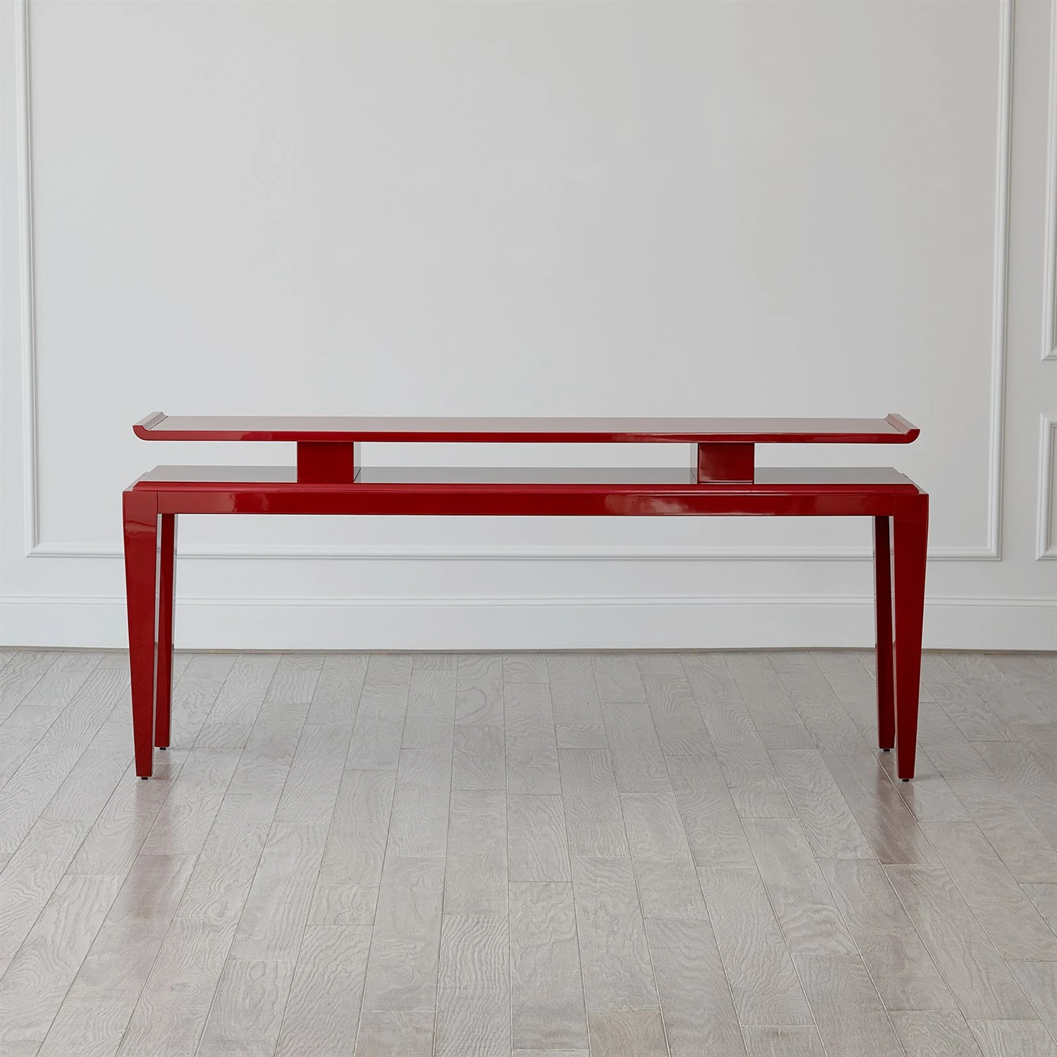 Poise Console Table-Deep Red 6 Poise Console Table-Deep Red - Image 4