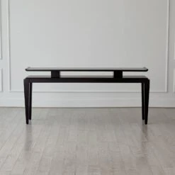 Poise Console Table-Black Satin -Online Home Decor 74009