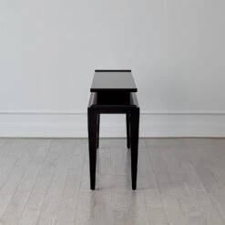 Poise Console Table-Black Satin -Online Home Decor 74011