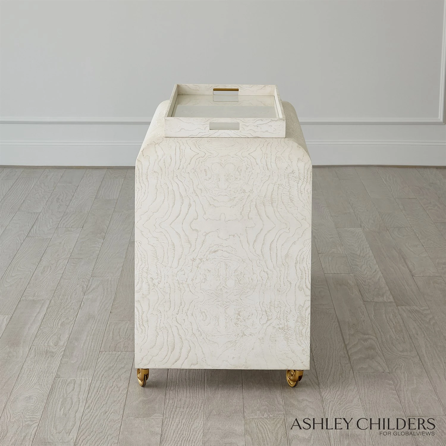 Baxter Bar Cart & Tray 4 Baxter Bar Cart & Tray - Image 2