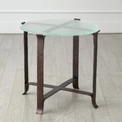 Melting Glass Tables-Bronze -Online Home Decor 74135