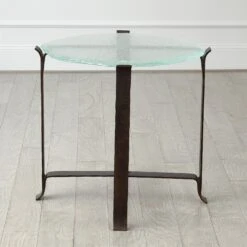 Melting Glass Tables-Bronze -Online Home Decor 74136