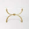 Teton Console-Gold W/White Marble Top -Online Home Decor 74710