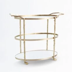 Arbor Bar Cart-Brass 15 Arbor Bar Cart-Brass -Online Home Decor 74956