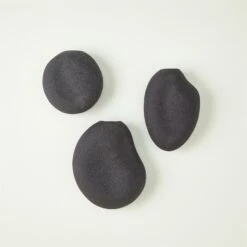 S/3 Pebble Wall Vases -Online Home Decor 75316