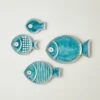 Blue Fish Plate 1 Blue Fish Plate -Online Home Decor 75322