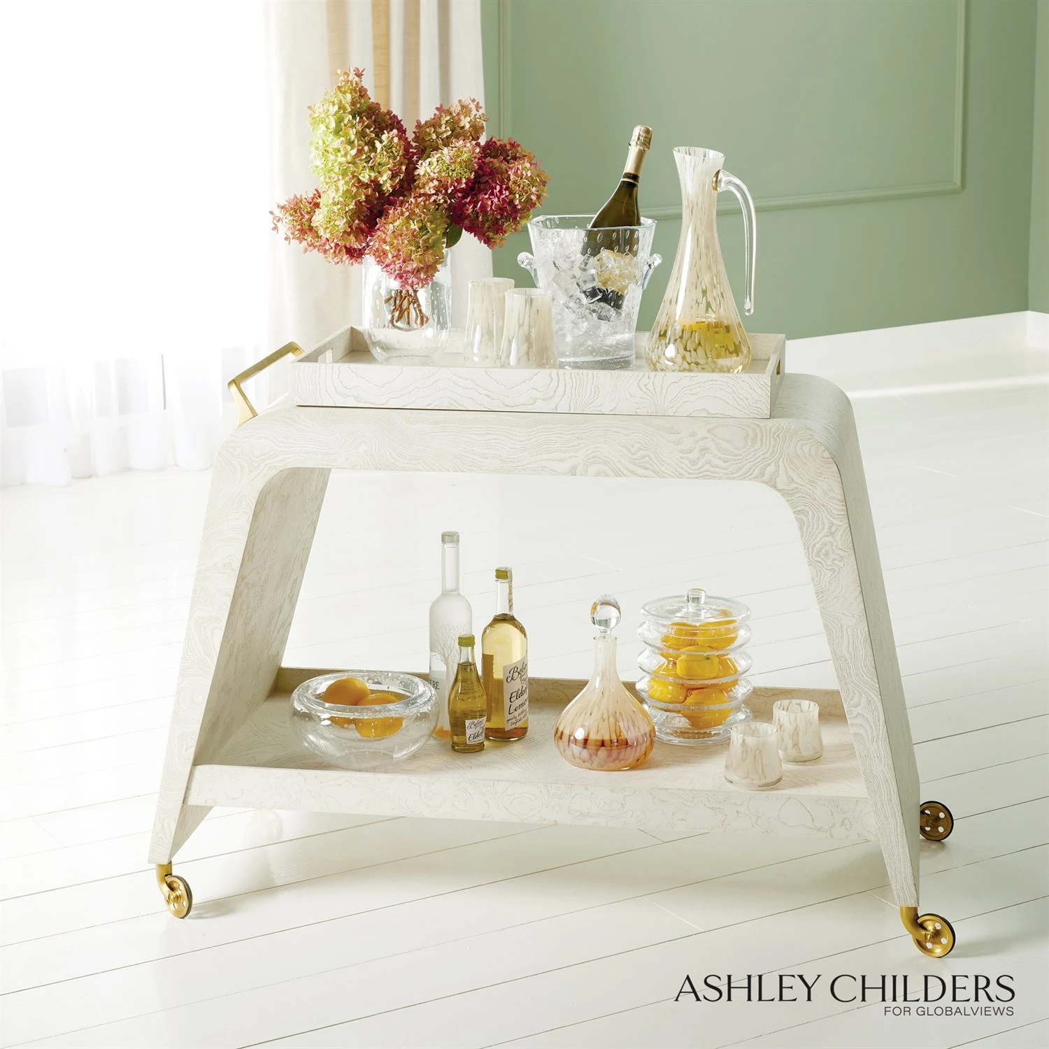 Baxter Bar Cart & Tray 6 Baxter Bar Cart & Tray - Image 4