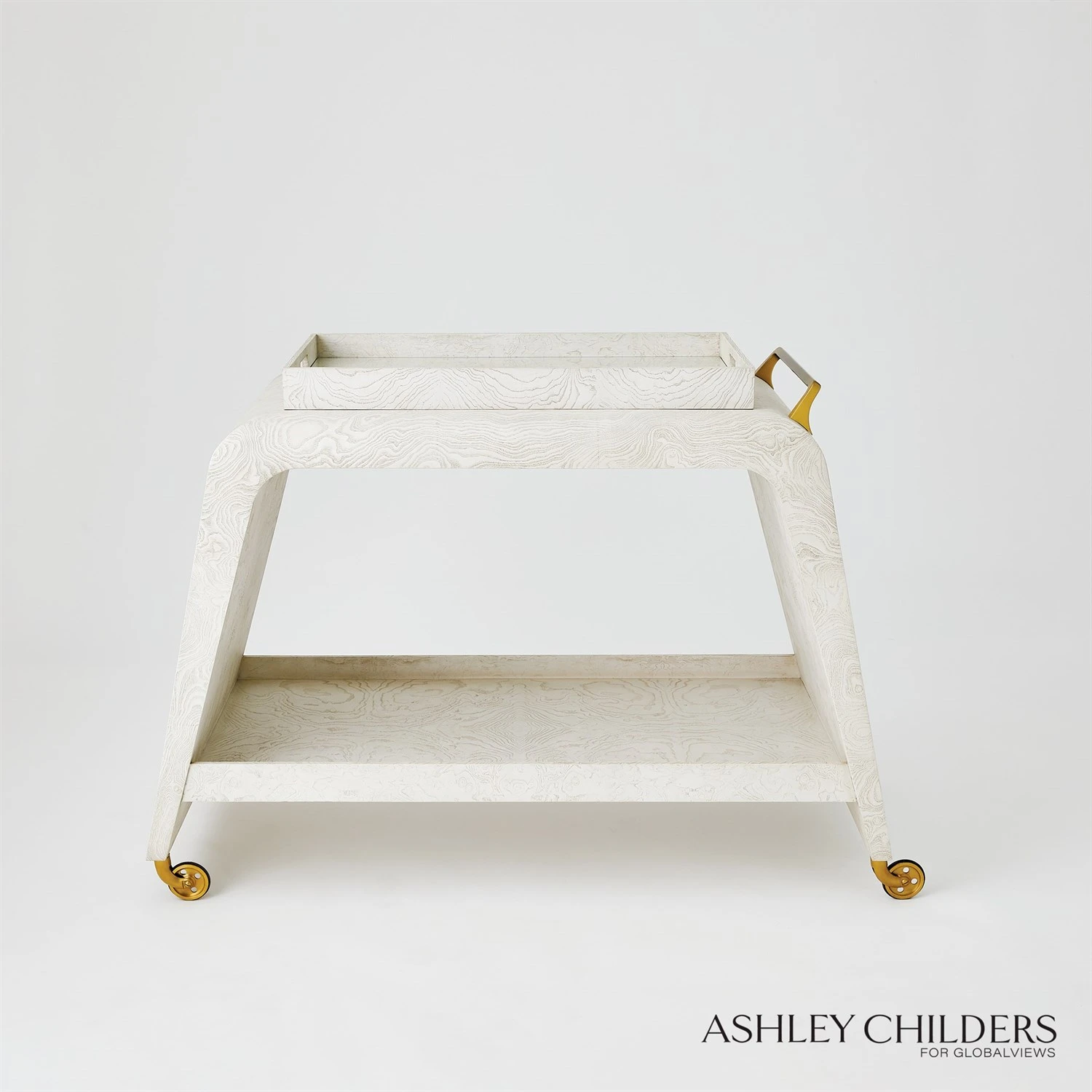 Baxter Bar Cart & Tray 3 Baxter Bar Cart & Tray